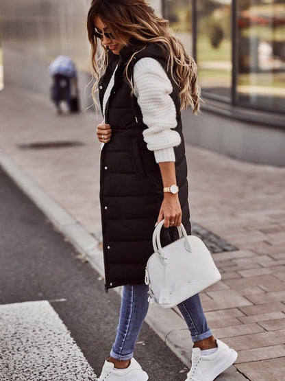 Sabrina | Comodo gilet lungo trapuntato