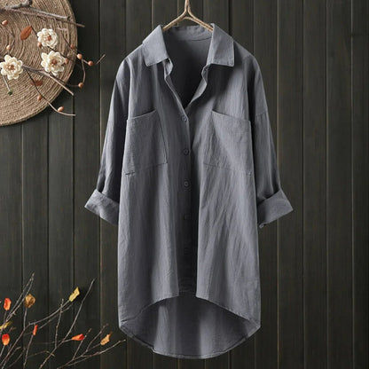 Sabrina | Luxe oversized blouse met lange mouwen