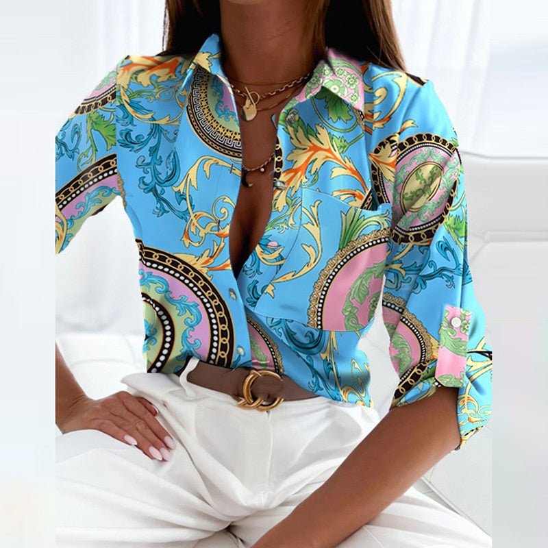 Sabrina | Tijdloze elegantie, unieke blouse met gekke kraag
