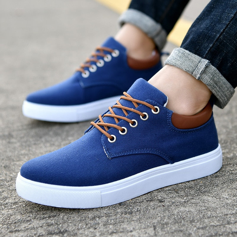 Stijlvolle Heren Sneakers Casual Leren Schoenen