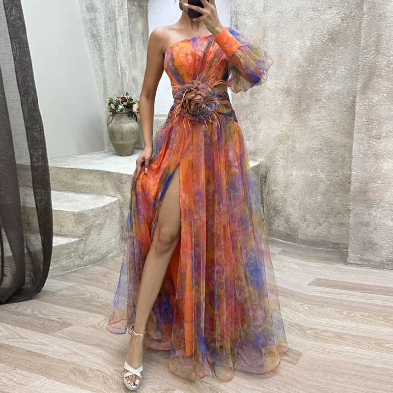 Mesh Jurk Elizabeth Luchtig en Stijlvol - Mode Vibes