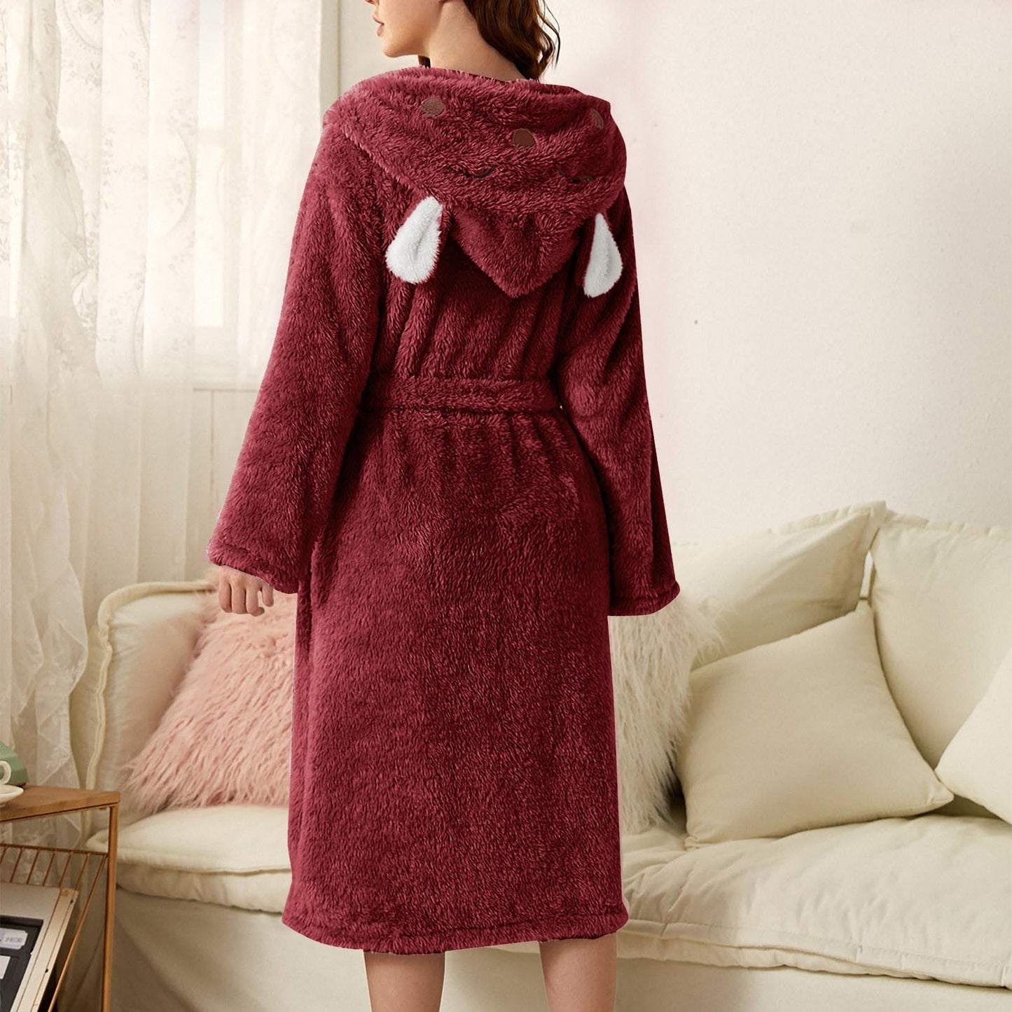 Zachte Badjas voor Vrouwen Warm en Comfortabel