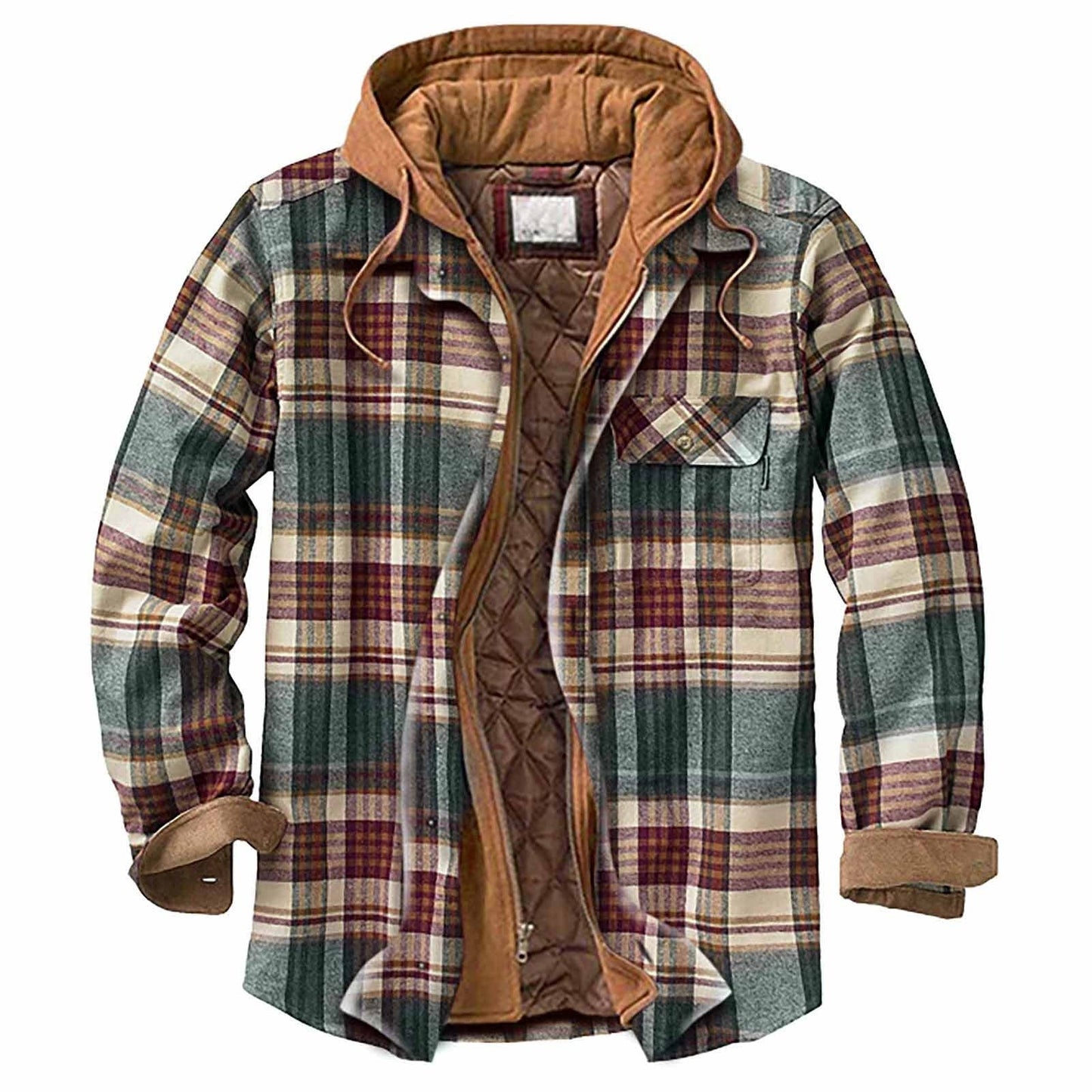 Herenjack met Capuchon Waterdicht en Warm