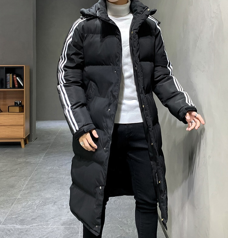 Calvin Winterjas Lange Capuchonjas Warm en Waterdicht
