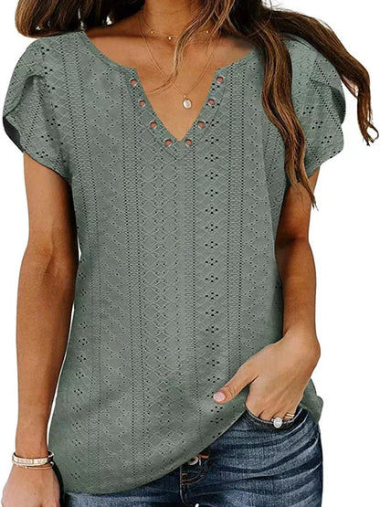 VividWear V-Hals T-Shirt