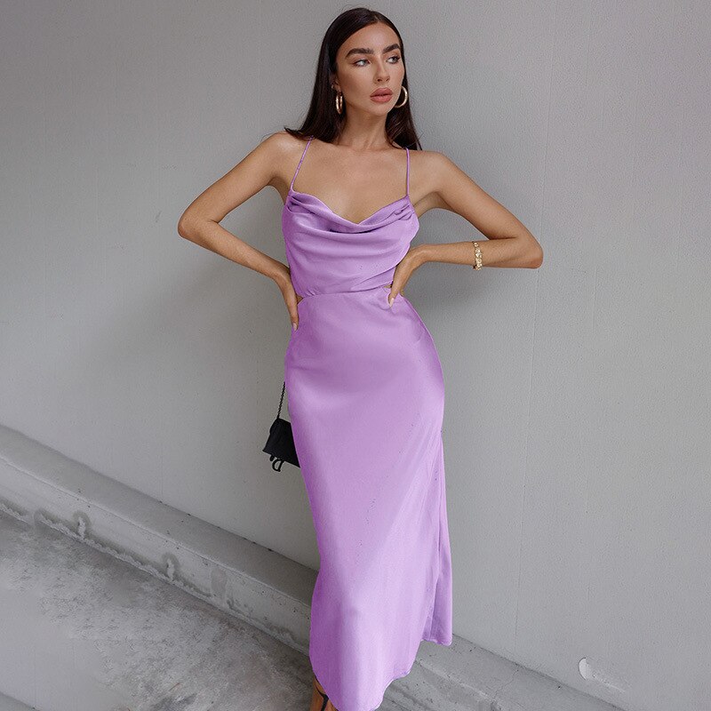 Elegante Midi Jurk voor Vrouw Zwart Jurk Model Vera
