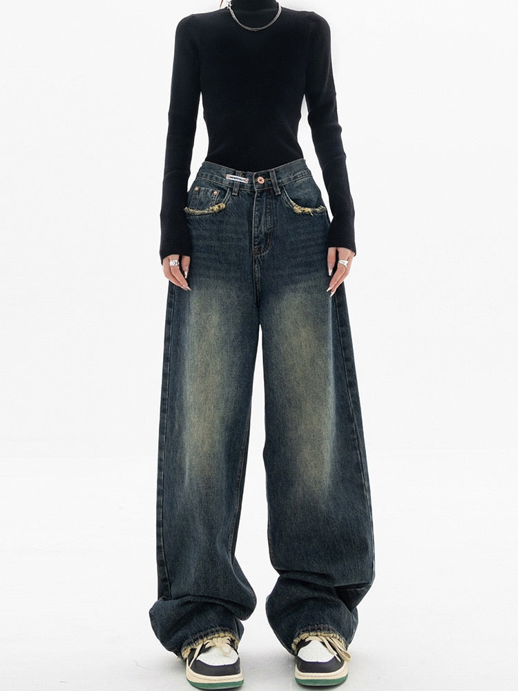 Dames Jeans Baggy Vintage Stijl Luna