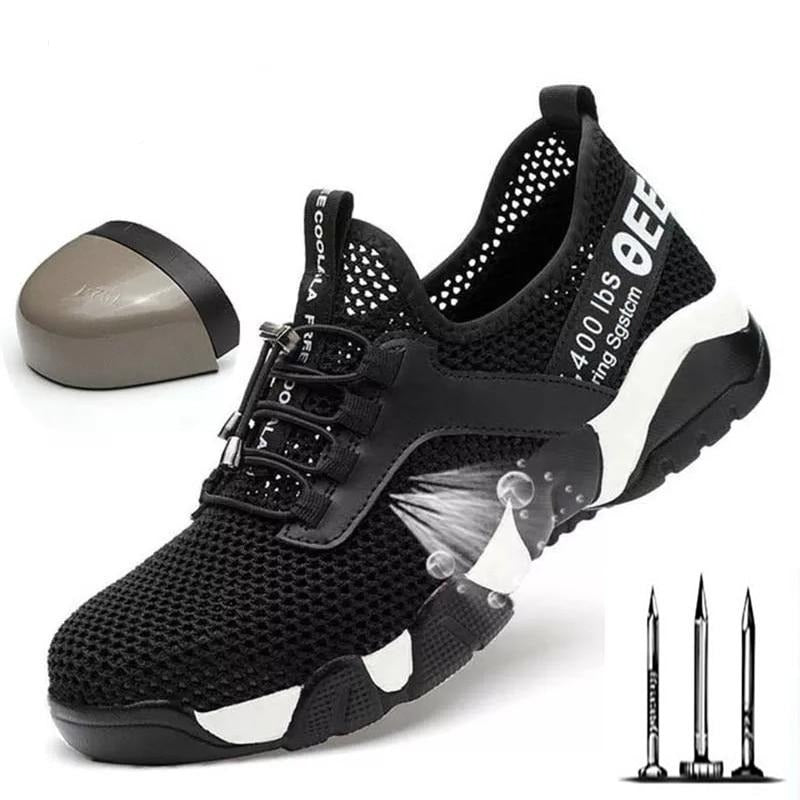 Heren Werkschoenen S3 Stalen Neus Ademend Anti-Slip - Mode Vibes