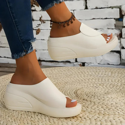 Dames Sandalen Platform Sleehak Comfortabel