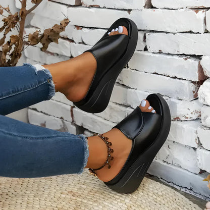 Dames Sandalen Platform Sleehak Comfortabel