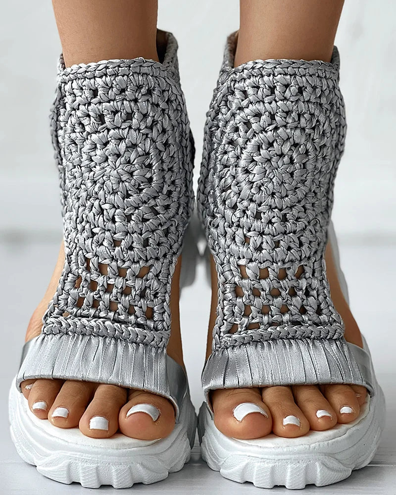 Trendy Tint Gouden Zomergloed Sandalen