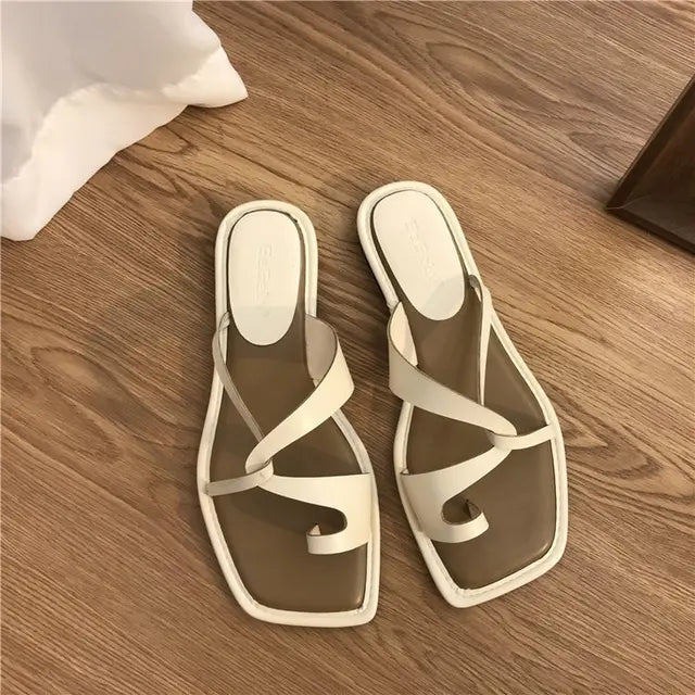 Zomerse Dames Sandalen met Clip Teen