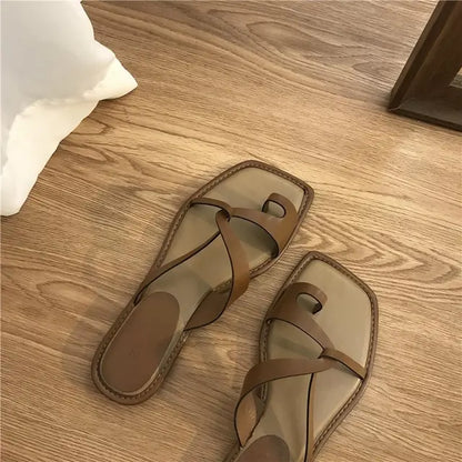 Zomerse Dames Sandalen met Clip Teen