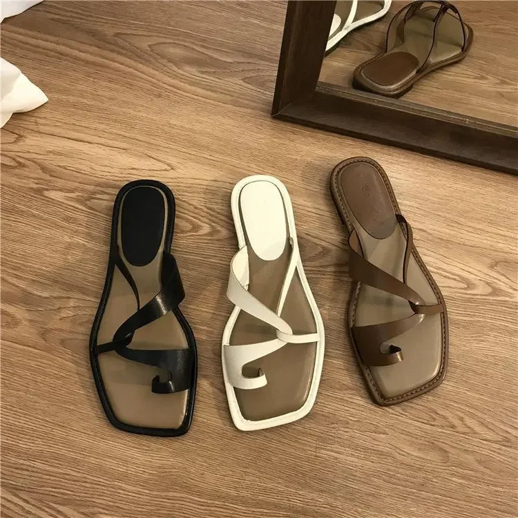Zomerse Dames Sandalen met Clip Teen