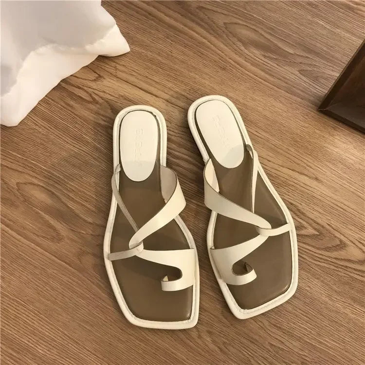 Zomerse Dames Sandalen met Clip Teen