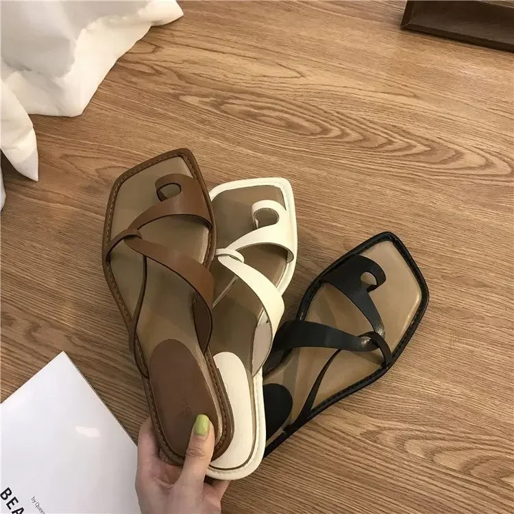 Zomerse Dames Sandalen met Clip Teen