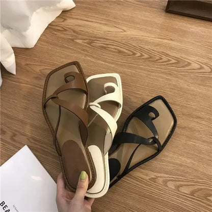 Zomerse Dames Sandalen met Clip Teen