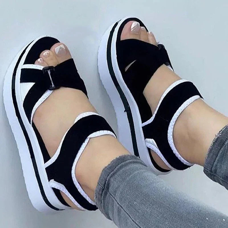SunShine Elegance Zomer Sleehak Sandalen