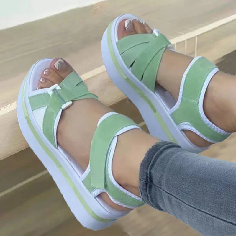 SunShine Elegance Zomer Sleehak Sandalen
