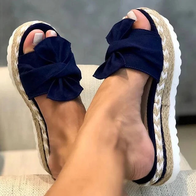 Vrouwensandalen met Strikjes Zomer Sandalen
