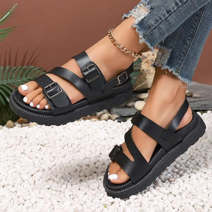 Sandalen voor Senioren met Anti-Slip Zool Comfortabel Vegan