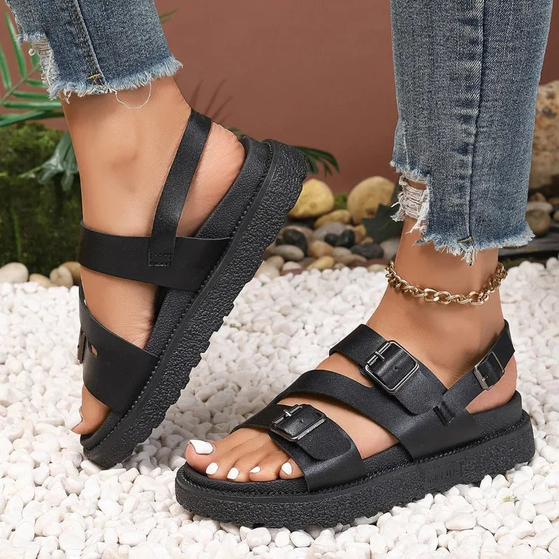 Sandalen voor Senioren met Anti-Slip Zool Comfortabel Vegan