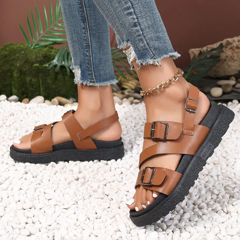 Sandalen voor Senioren met Anti-Slip Zool Comfortabel Vegan