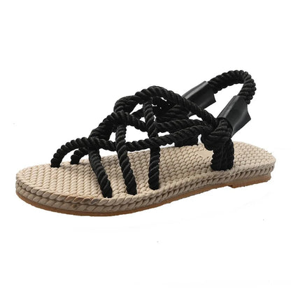 Gevlochten Sandalen Gladiators Stijl Serina