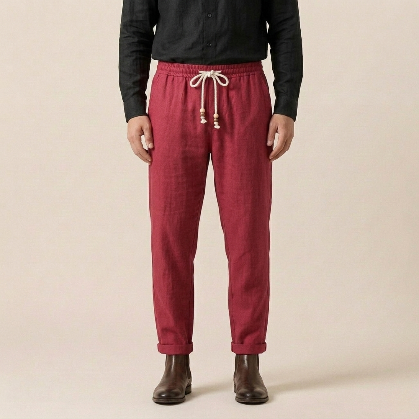 Sander | Elegante en comfortabele linnen broek 8