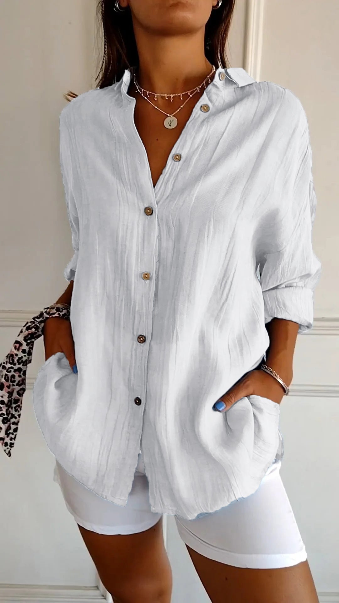 Sarah | Klassieke elegante blouse