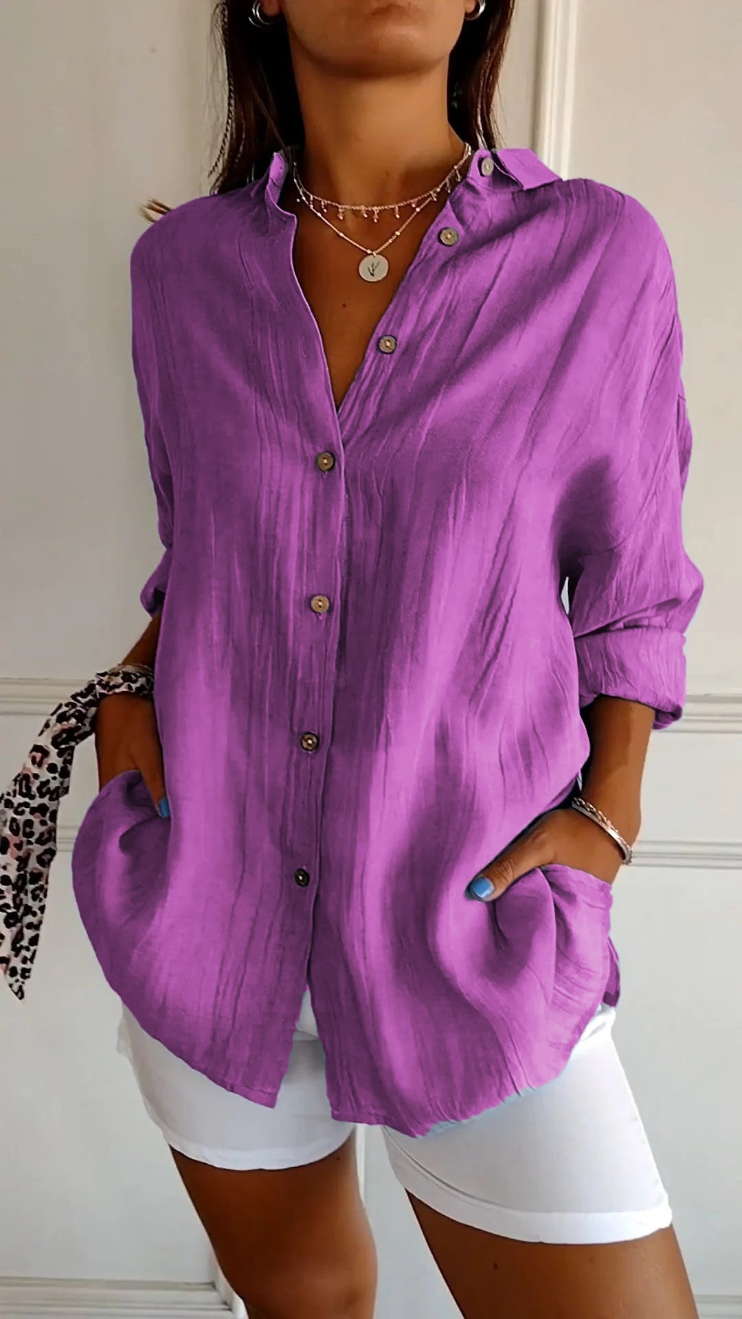 Sarah | Klassieke elegante blouse
