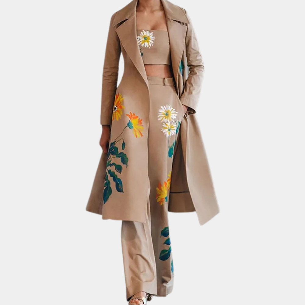 Savannah - Tijdloos Driedelig Outfit voor Dames