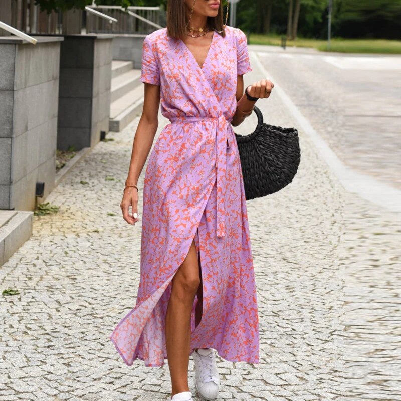 Anna – Dames Jurk met Bloemenprint voor Lente/Zomer