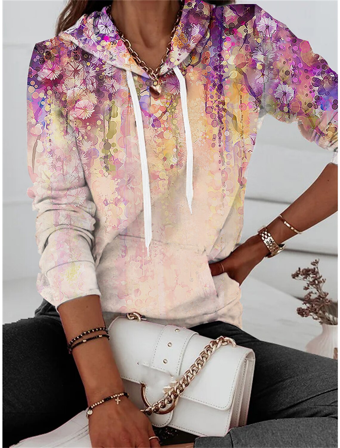 Dame Capuchon Lindy Zacht Fleece - Mode Vibes