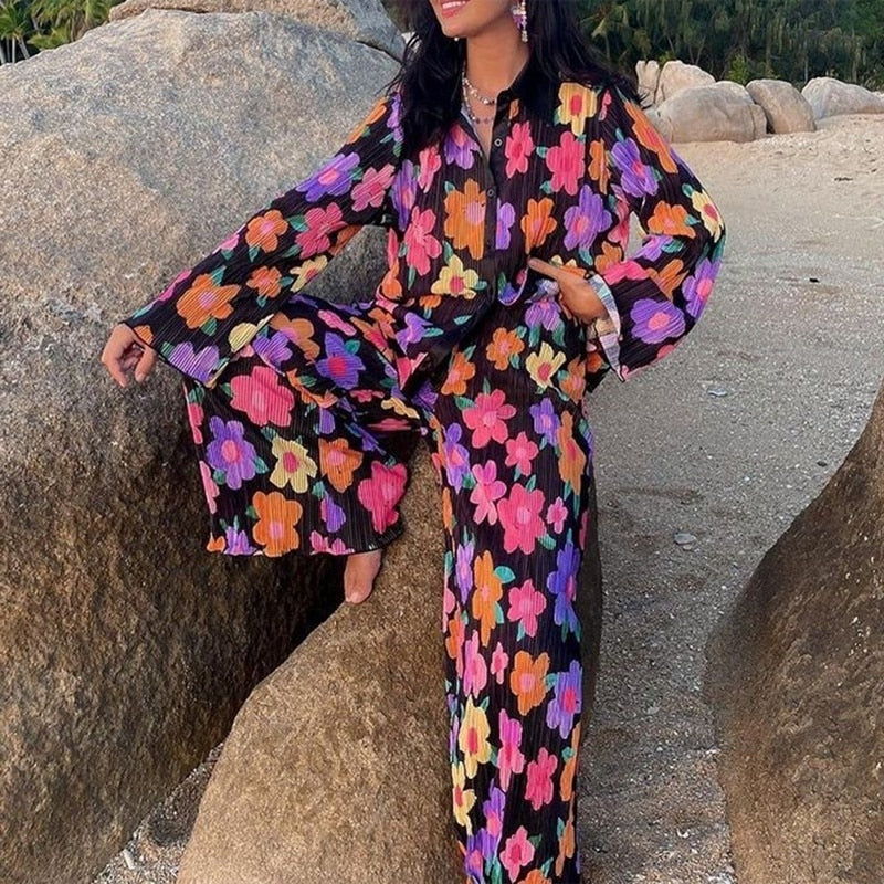 Bloemen Jurk Floral Vrouwelijke Zomeroutfit