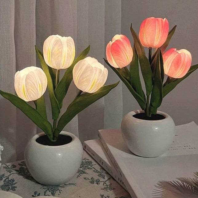 Tulpen Nachtlamp Kleurrijk Dimbaar
