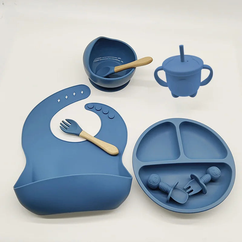 Silicone Baby Eetset Zacht en Veilig - Mode Vibes