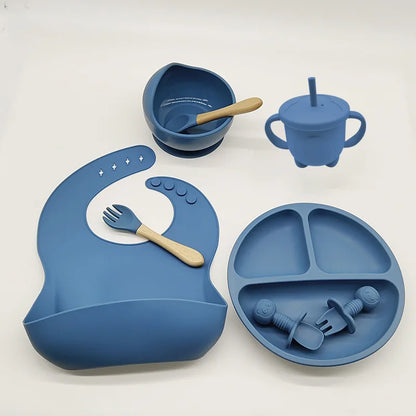 Silicone Baby Eetset Zacht en Veilig - Mode Vibes