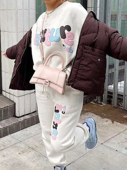 Dames Joggingspak Sportief Comfortabel Joggen Outfit