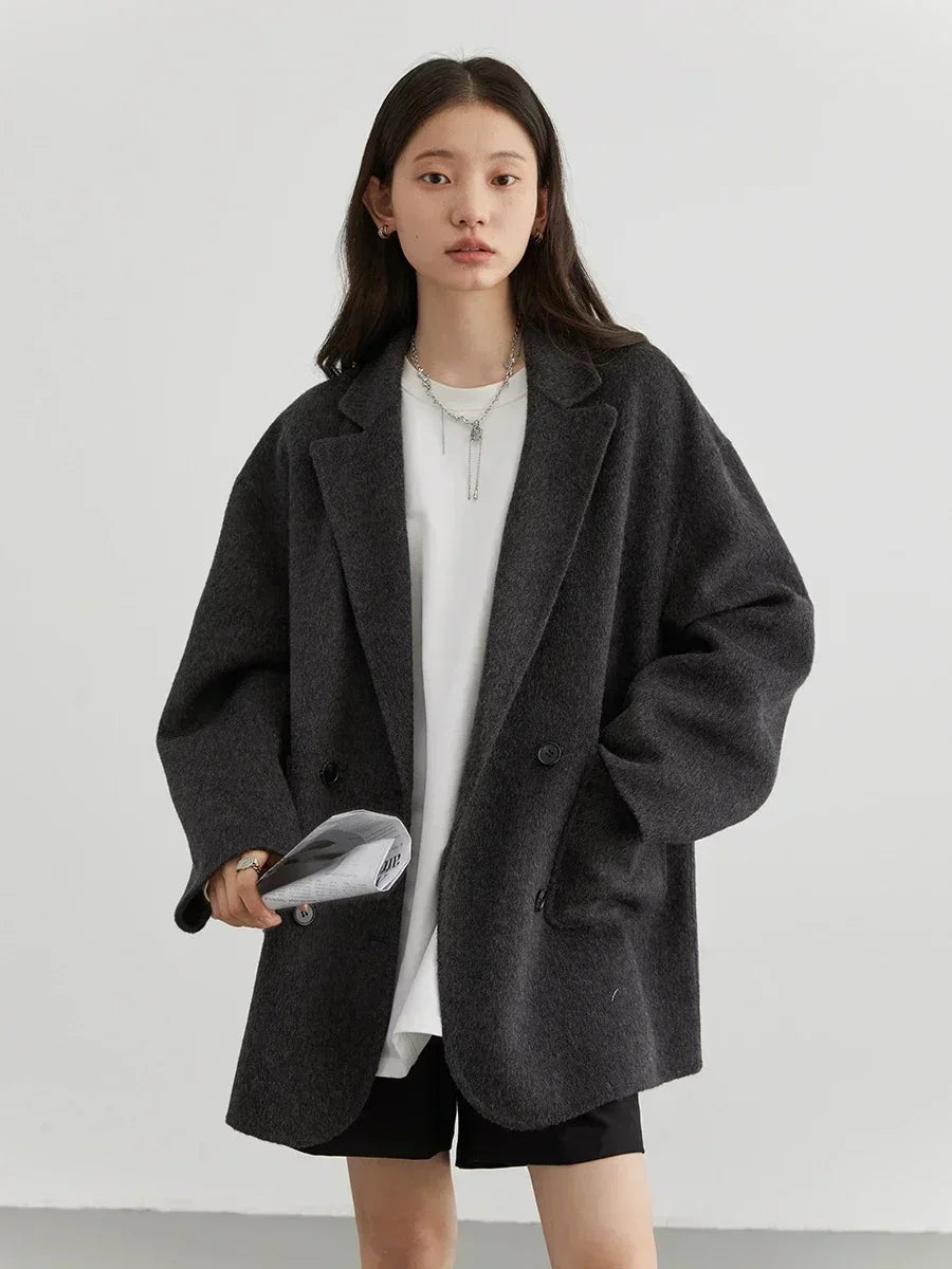 Damesjas Wollen Luxe Aurora Warm - Mode Vibes
