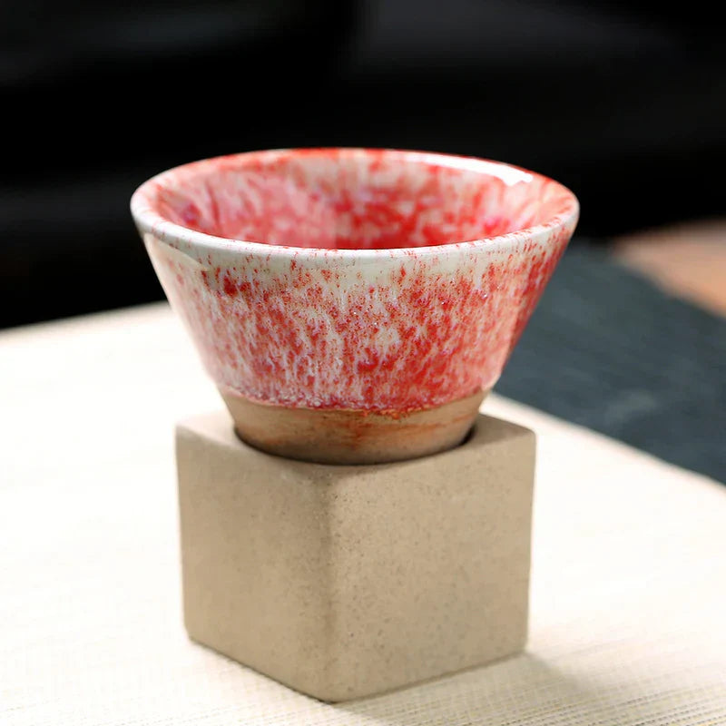 Handgemaakte Japanse Koffie- en Theekop Ceramiek Zen Stijl