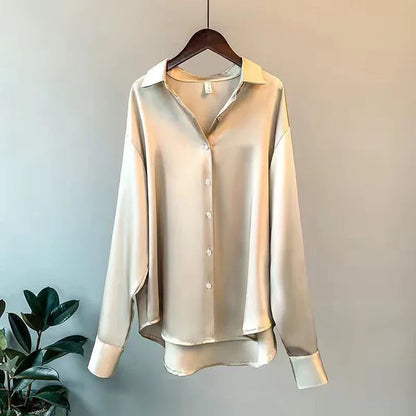 Koreaans Shirt Lange Mouwen casual Knit Stijl