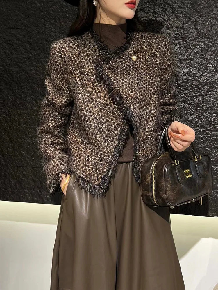Vintage Mode Jas voor Dames Uniek Design