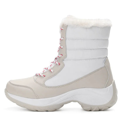 Witte Snowboots Plateau Fina Sneeuwlaarzen Voor Vrouw