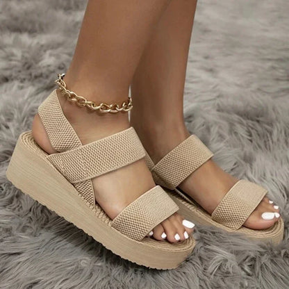 Dena Stijlvolle Slingback Sleehak Sandalen