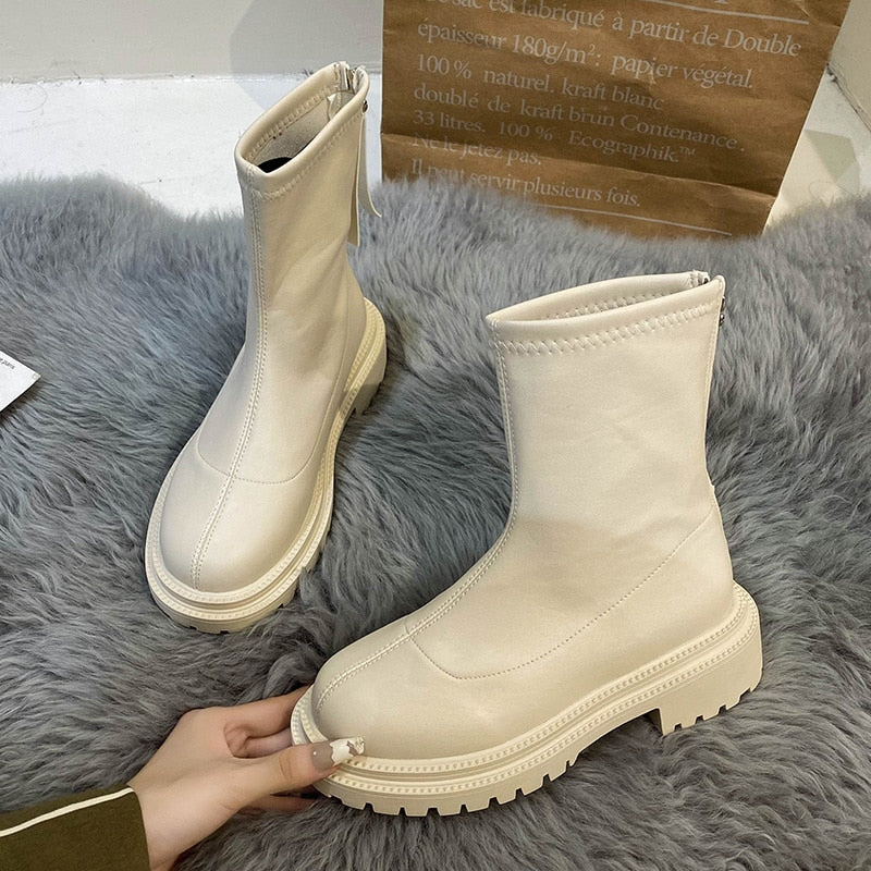Vrouwen Boots Casual Comfortabel Trendy Stijl