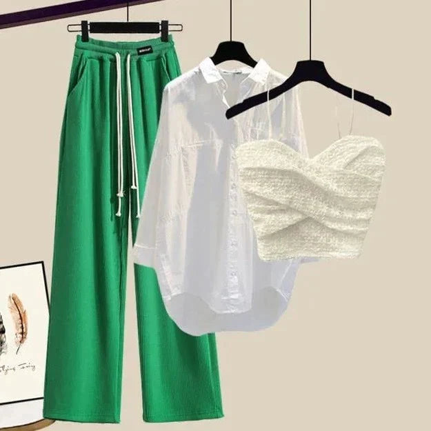 Elegante Driedelige Jurk voor Vrouw