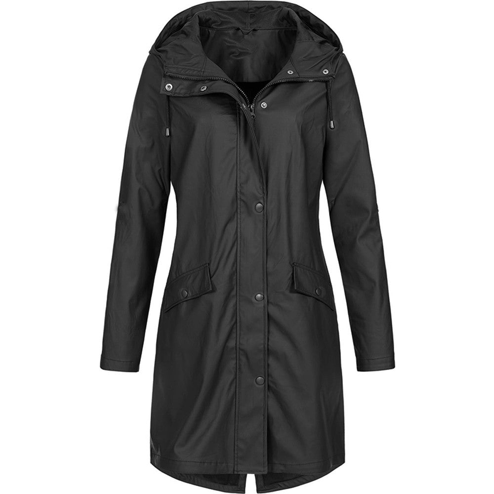 Dames Regenjack Waterdicht en Moderne Stijl