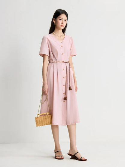 KustKoningin Roze Zomerjurk
