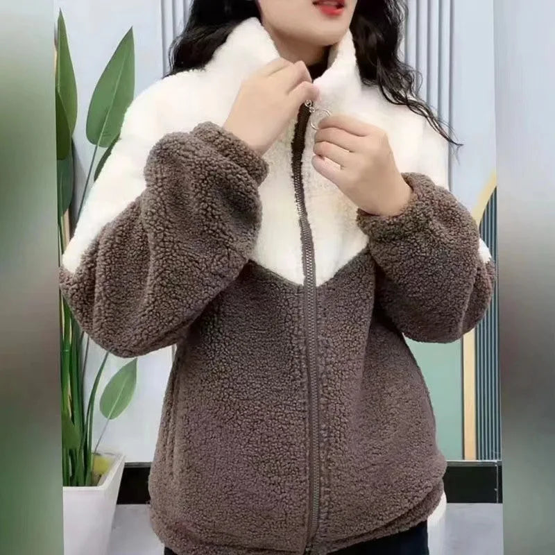 CozyTrend Dikke Lange Mouwen Jas voor Vrouwen